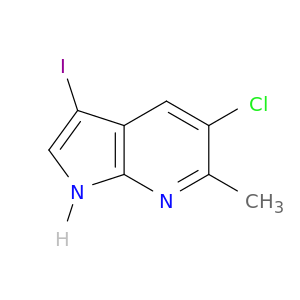 5-Chloro-3-iodo-6-methyl-1H-pyrrolo[2,3-b]pyridine