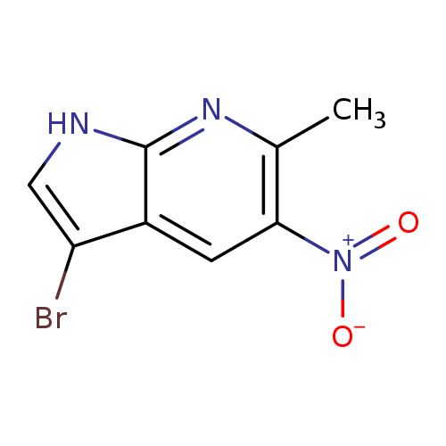 3-Bromo-6-methyl-5-nitro-1H-pyrrolo[2,3-b]pyridine