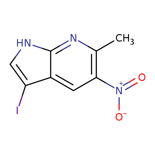 3-Iodo-6-methyl-5-nitro-1H-pyrrolo[2,3-b]pyridine