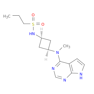 N-[顺式-3-[甲基(7H-吡咯并[2,3-d]嘧啶-4-基)氨基]环丁基]丙烷-1-磺酰胺