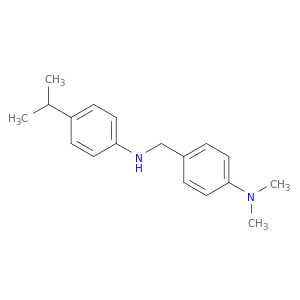 [(4-(DIMETHYLAMINO)PHENYL)METHYL](4-ISOPROPYLPHENYL)AMINE