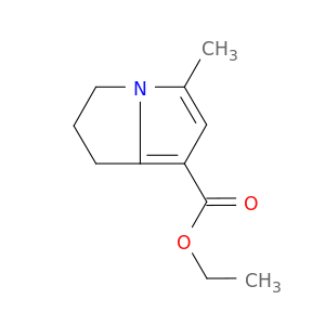 1H-Pyrrolizine-7-carboxylic acid, 2,3-dihydro-5-methyl-, ethyl ester