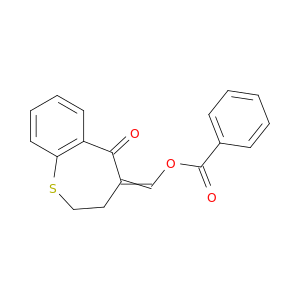 1-Benzothiepin-5(2H)-one, 4-[(benzoyloxy)methylene]-3,4-dihydro-