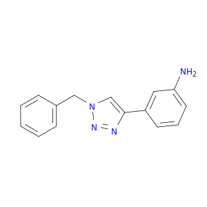 3-(1-苄基-1H-1,2,3-三唑-4-基)苯胺
