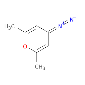 4H-Pyran, 4-diazo-2,6-dimethyl-