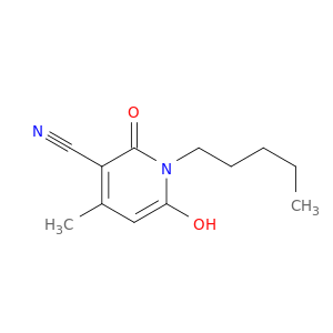 3-Pyridinecarbonitrile, 1,2-dihydro-6-hydroxy-4-methyl-2-oxo-1-pentyl-
