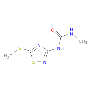 Urea,N-methyl-N'-[5-(methylthio)-1,2,4-thiadiazol-3-yl]-
