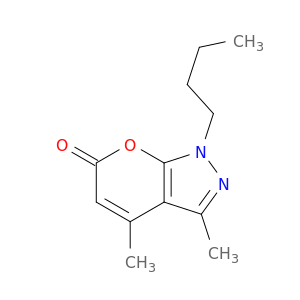Pyrano[2,3-c]pyrazol-6(1H)-one, 1-butyl-3,4-dimethyl-