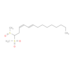 3,5-Tetradecadiene, 1-(methylsulfinyl)-1-(methylsulfonyl)-, (Z,E)-