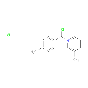 Pyridinium, 1-[chloro(4-methylphenyl)methyl]-3-methyl-, chloride