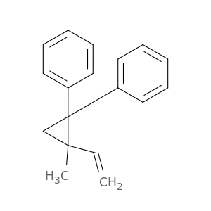 Benzene, 1,1'-(2-ethenyl-2-methylcyclopropylidene)bis-