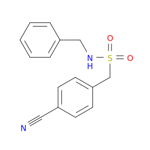 N-Benzyl-1-(4-cyanophenyl)methanesulfonamide