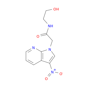 N-(2-羟乙基)-3-硝基-1H-吡咯[2,3-B]吡啶-1-乙酰胺