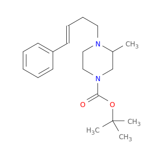 3-甲基-4-((E)-4-苯基-丁-3-烯基)-哌嗪-1-羧酸叔丁酯
