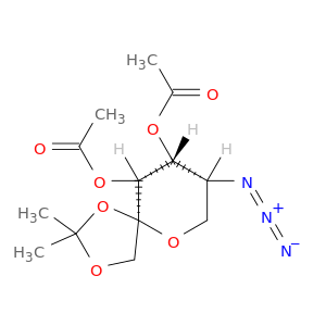 5-Azido-5-deoxy-3,4-di-O-acetyl-1,2-O-isopropylidene-β-D-fructose