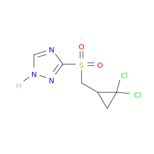 1H-1,2,4-Triazole, 3-[[(2,2-dichlorocyclopropyl)methyl]sulfonyl]-