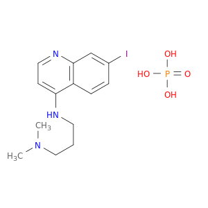 1,3-Propanediamine, N'-(7-iodo-4-quinolinyl)-N,N-dimethyl-, phosphate