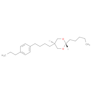 1,3-Dioxane, 2-pentyl-5-[4-(4-propylphenyl)butyl]-, trans-