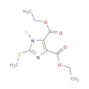 1H-Imidazole-4,5-dicarboxylic acid, 2-(methylthio)-, diethyl ester