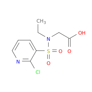 2-(N-Ethyl2-chloropyridine-3-sulfonamido)acetic Acid
