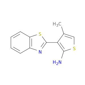 3-(1,3-苯并噻唑-2-基）-4-甲基噻吩-2-胺