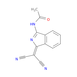 N-[1-(二氰甲基)-1H-异吲哚-3-基]乙酰胺
