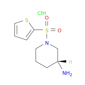(3R)-1-(Thiophene-2-sulfonyl)piperidin-3-amine Hydrochloride