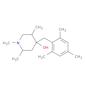 4-Piperidinol, 1,2,5-trimethyl-4-[(2,4,6-trimethylphenyl)methyl]-
