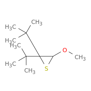 Thiirane, 2,2-bis(1,1-dimethylethyl)-3-methoxy-