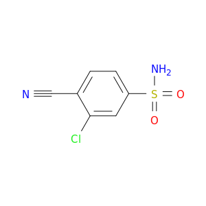 3-Chloro-4-cyanobenzene-1-sulfonamide