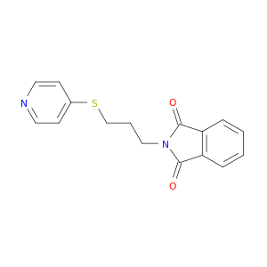 1H-Isoindole-1,3(2H)-dione, 2-[3-(4-pyridinylthio)propyl]-
