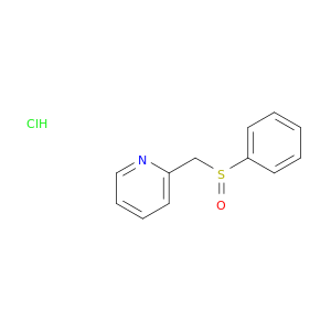 Pyridine, 2-[(phenylsulfinyl)methyl]-, hydrochloride