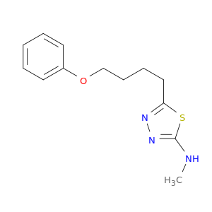 1,3,4-Thiadiazol-2-amine, N-methyl-5-(4-phenoxybutyl)-