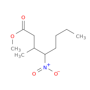 Octanoic acid, 3-methyl-4-nitro-, methyl ester
