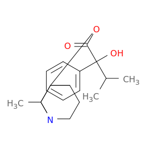 Benzeneacetic acid, a-hydroxy-a-(1-methylethyl)-,2-methyl-1-azabicyclo[2.2.2]oct-3-yl ester