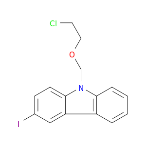 9H-Carbazole, 9-[(2-chloroethoxy)methyl]-3-iodo-