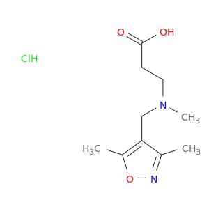 β-丙氨酸,N-[(3,5-二甲基-4-异恶唑基)甲基]-N-甲基-,盐酸盐(1：1)