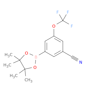 3-Cyano-5-(trifluoromethoxy)phenylboronic acid, pinacol ester