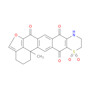 1H,6H-Furo[4',3',2':8,9]phenanthro[2,3-g][1,4]benzothiazine-6,8,13(9H,14bH)-trione,2,3,10,11-tetrahydro-14b-methyl-, 12,12-dioxide, (+)-