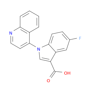 1H-Indole-3-carboxylic acid, 5-fluoro-1-(4-quinolinyl)-