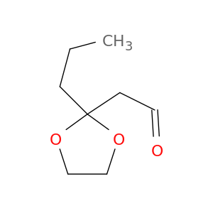 2-(2-Propyl-1,3-dioxolan-2-yl)acetaldehyde