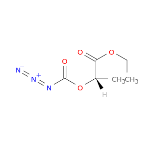 Propanoic acid, 2-[(azidocarbonyl)oxy]-, ethyl ester, (2S)-