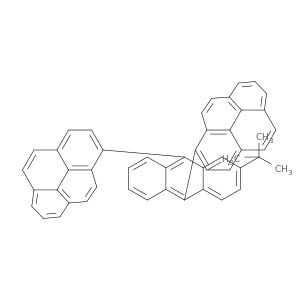 Pyrene, 1,1'-[2-(1,1-dimethylethyl)-9,10-anthracenediyl]bis-