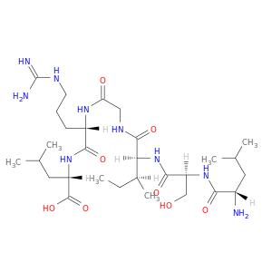 L-Leucine, L-leucyl-L-seryl-L-isoleucylglycyl-L-arginyl-