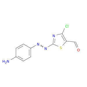 5-Thiazolecarboxaldehyde, 2-[(4-aminophenyl)azo]-4-chloro-
