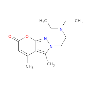 Pyrano[2,3-c]pyrazol-6(2H)-one, 2-[2-(diethylamino)ethyl]-3,4-dimethyl-