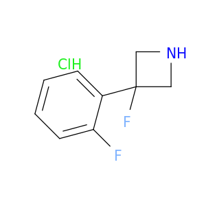 3-Fluoro-3-(2-fluorophenyl)azetidine Hydrochloride