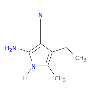 1H-Pyrrole-3-carbonitrile, 2-amino-4-ethyl-5-methyl-