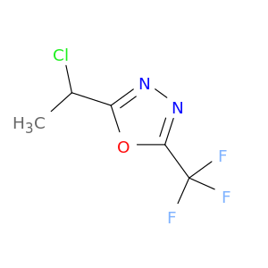 2-(1-chloroethyl)-5-(trifluoromethyl)-1,3,4-oxadiazole