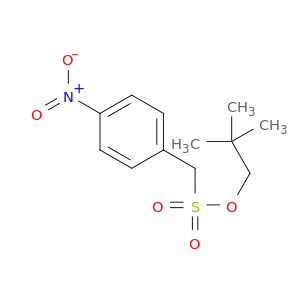 Benzenemethanesulfonic acid, 4-nitro-, 2,2-dimethylpropyl ester